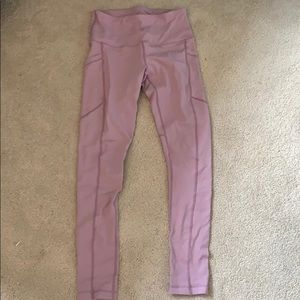 Lavender leggings with pockets